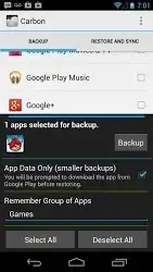 Carbon Backup