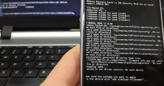 Recovery screen