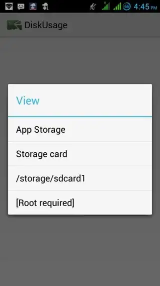 Default Screen