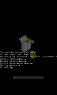 Backup in progress