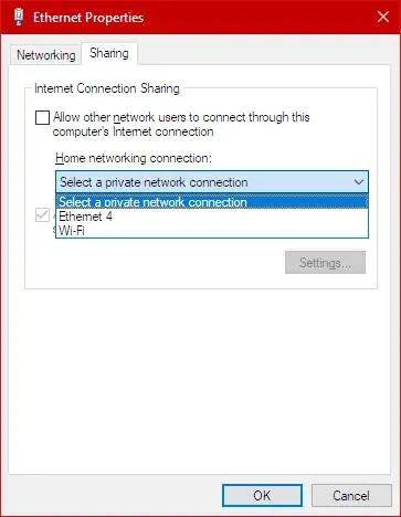 Wired Connection