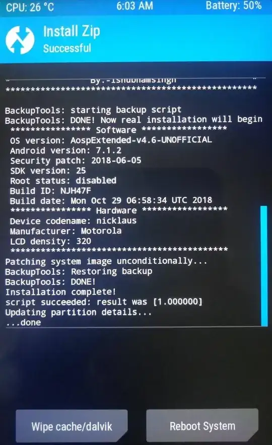 TWRP screenshot