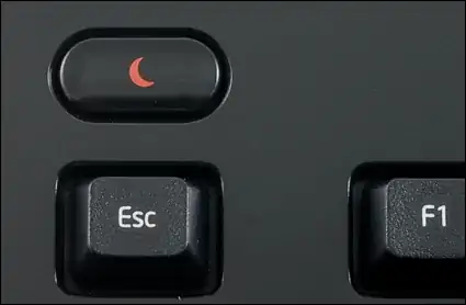 Sleep button