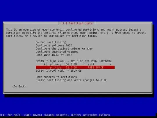 Partition disks