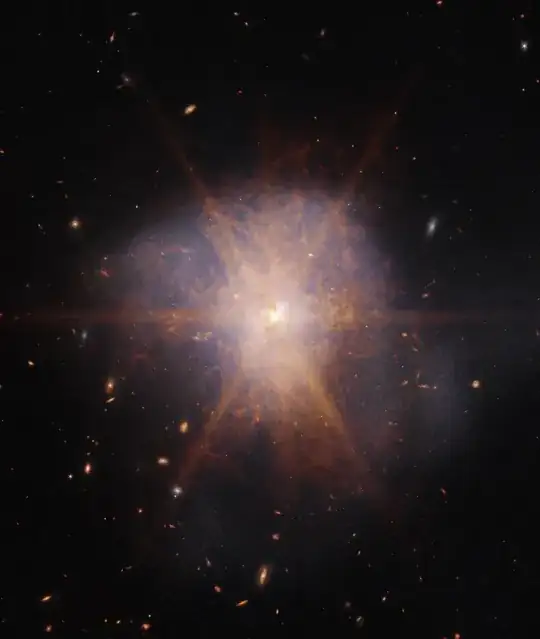 Shining like a brilliant beacon amidst a sea of galaxies, Arp 220 lights up the night sky in this view from the NASA/ESA/CSA James Webb Space Telescope https://esawebb.org/images/arp220a/