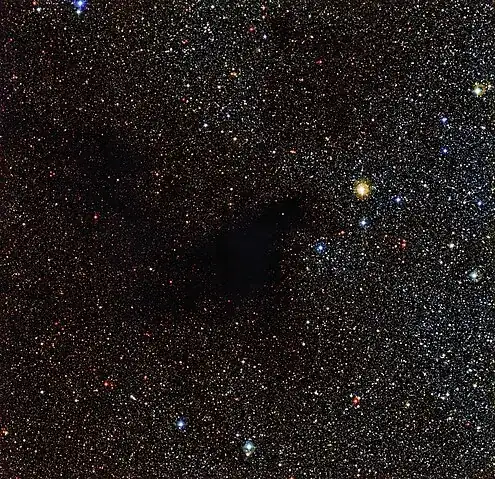 Visible effects of interstellar absorptive matter