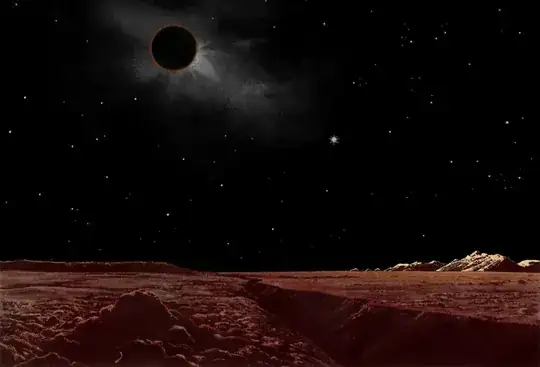 Solar Eclipse on the Moon