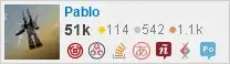 profile for Pablo on Stack Exchange, a network of free, community-driven Q&A sites