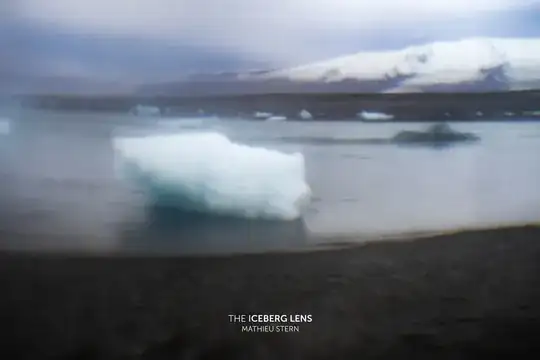 I made a CAMERA LENS with an ICEBERG, Mathieu Stern