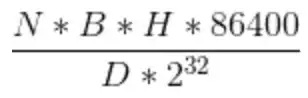 Mining Earnings Formula