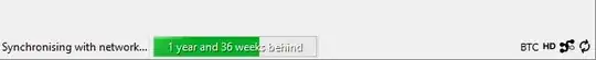bitcoin-core's status-bar