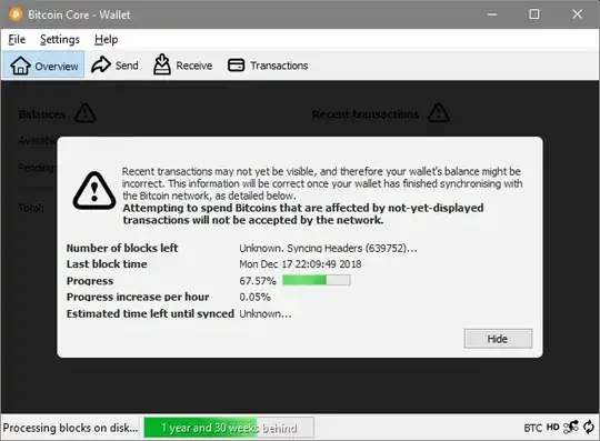 Synchronising Warning