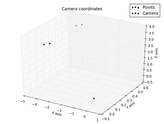 Camera coordinates