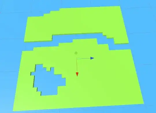 Example of what I want to generate, with a river and a medium-sized lake