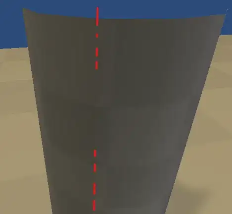 this is the seam from the last section meeting the first
