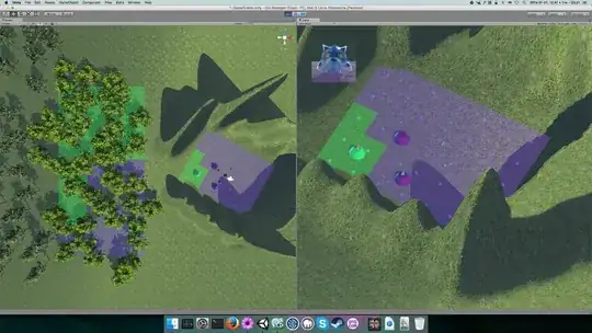 screenshot with sub-areas