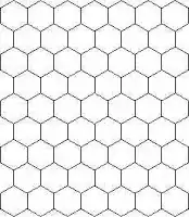 Horinzontal hex grid image