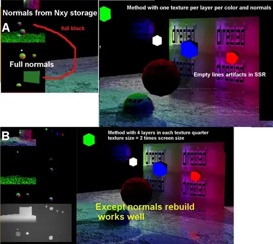Example screenshots
