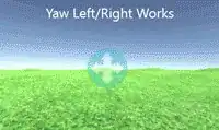 Animated example of a first-person camera tilting sideways