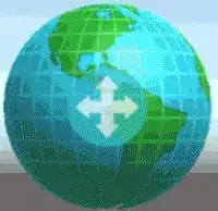 Animated example of a globe showing better-behaved rotation