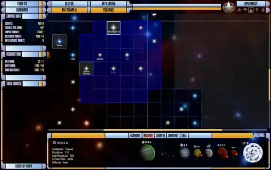 Screenshot from my ongoing WPF-based game project