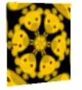 Tiling giraffes radiating outward from the center of a quad