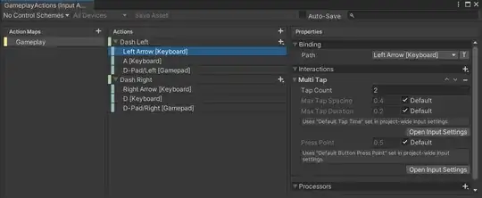 Example Input Actions Asset