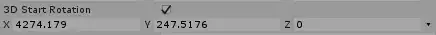Completely incorrect value observed in the editor and orientation of particle system