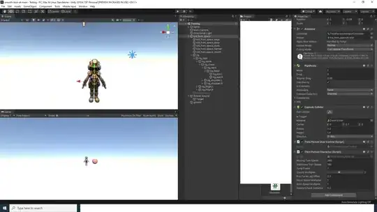 Player settings in inspector