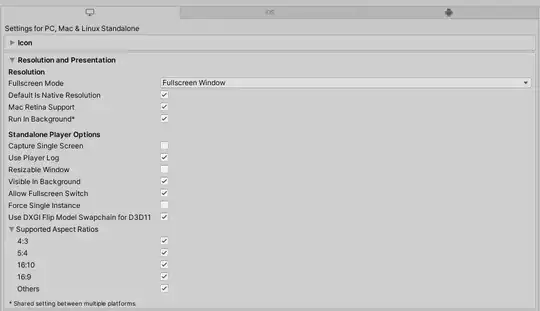 resolution settings