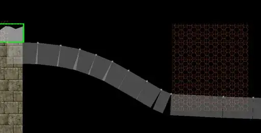 my attempt at path-following blocks