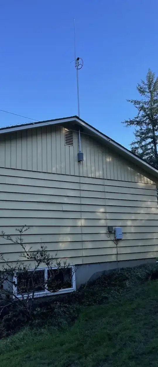 Gable mount antenna
