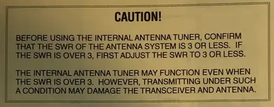 warning