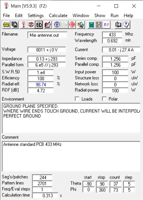 4nec2 main window