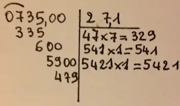 Square root of 735