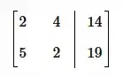 This can be viwed as a matrix