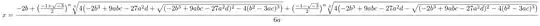 Cubic formula