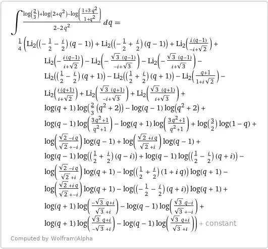 Closed form J(q)