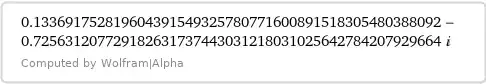 The numeric value