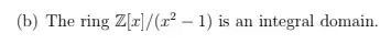 Integral domain ring