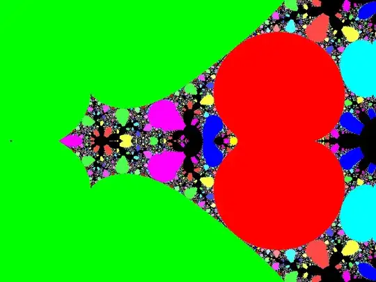 tetration Mandelbrot fractal