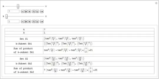 Tan binomial formulaes 1