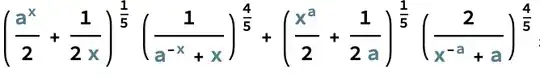 function under consideration