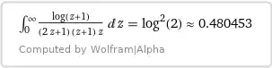 Integral I1