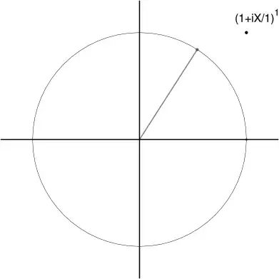 For X=1