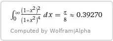 First integral