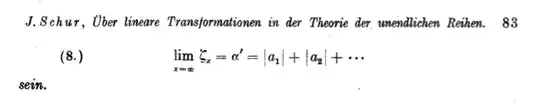 Hauptsatz Schur