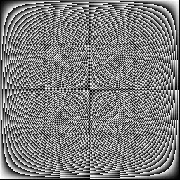 Base 256 greyscale