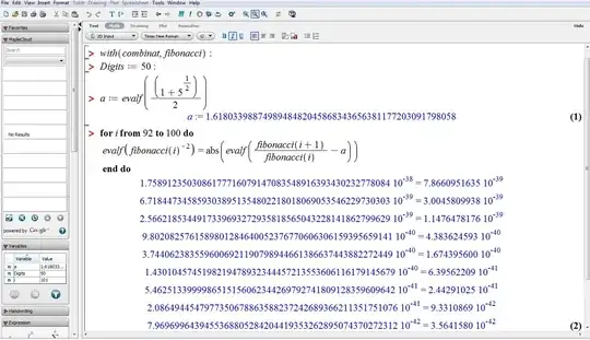 Maple simulation