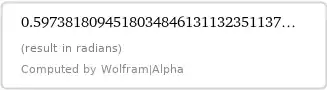 Integral I, value